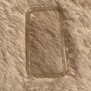 iPhone XR phone case Otterbox stardust clear
